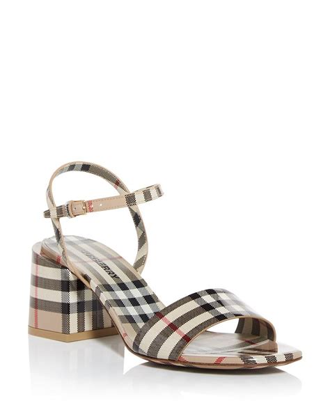 burberry sandals uk|burberry block heel sandals.